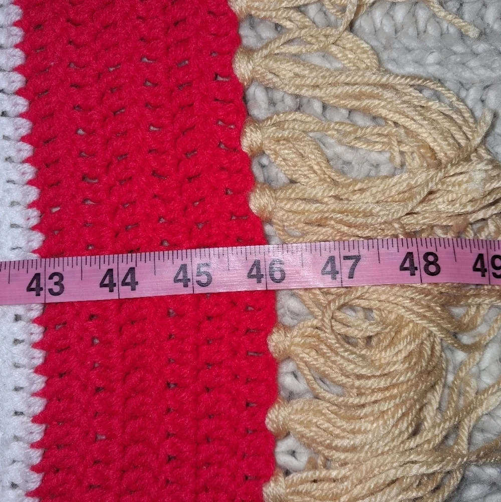 Homemade patriotic crochet